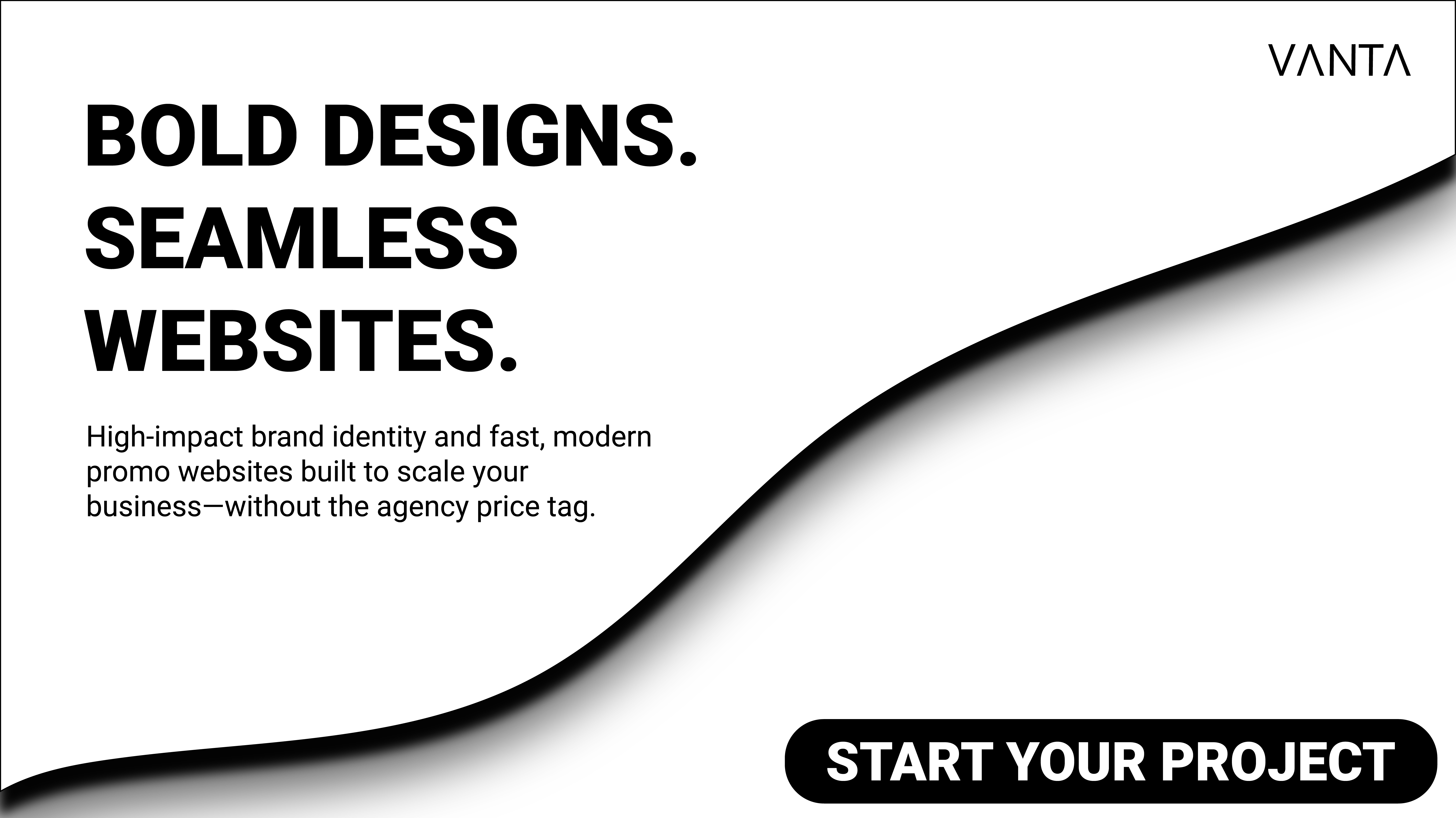 Vanta Studio Commercial Graphics Layout Portfolio Banner 2